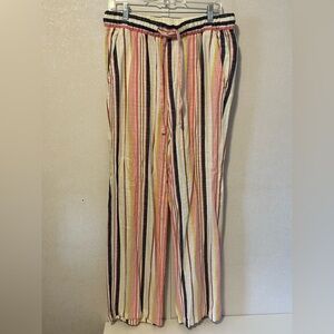 Old Navy | Multicolor Striped Women’s Trousers | Size Medium